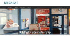 Desktop Screenshot of nitrasat.sk